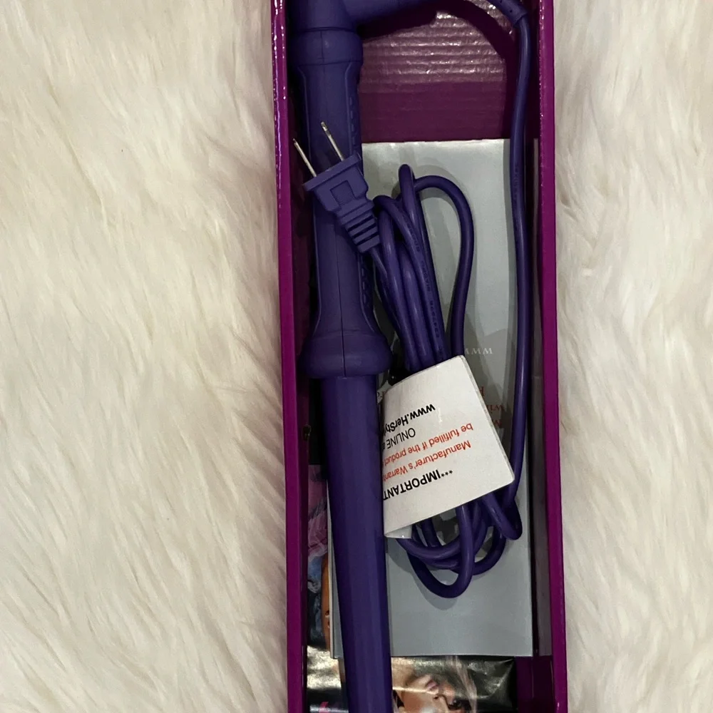 Herstyle Vibrant Purple Hair Curling Wand - Picture 2 of 7